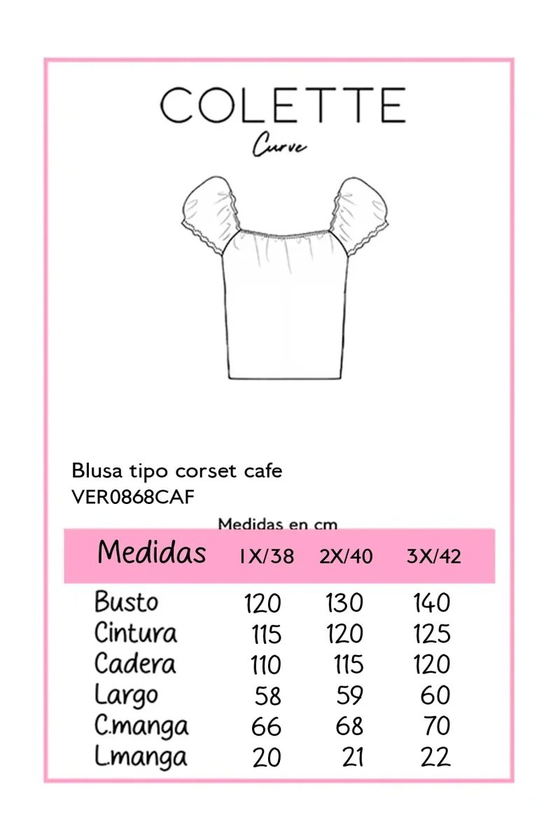 Top Curvy Corset Chocolate Costuras Estilizadoras Define Cintura - Imagen 3