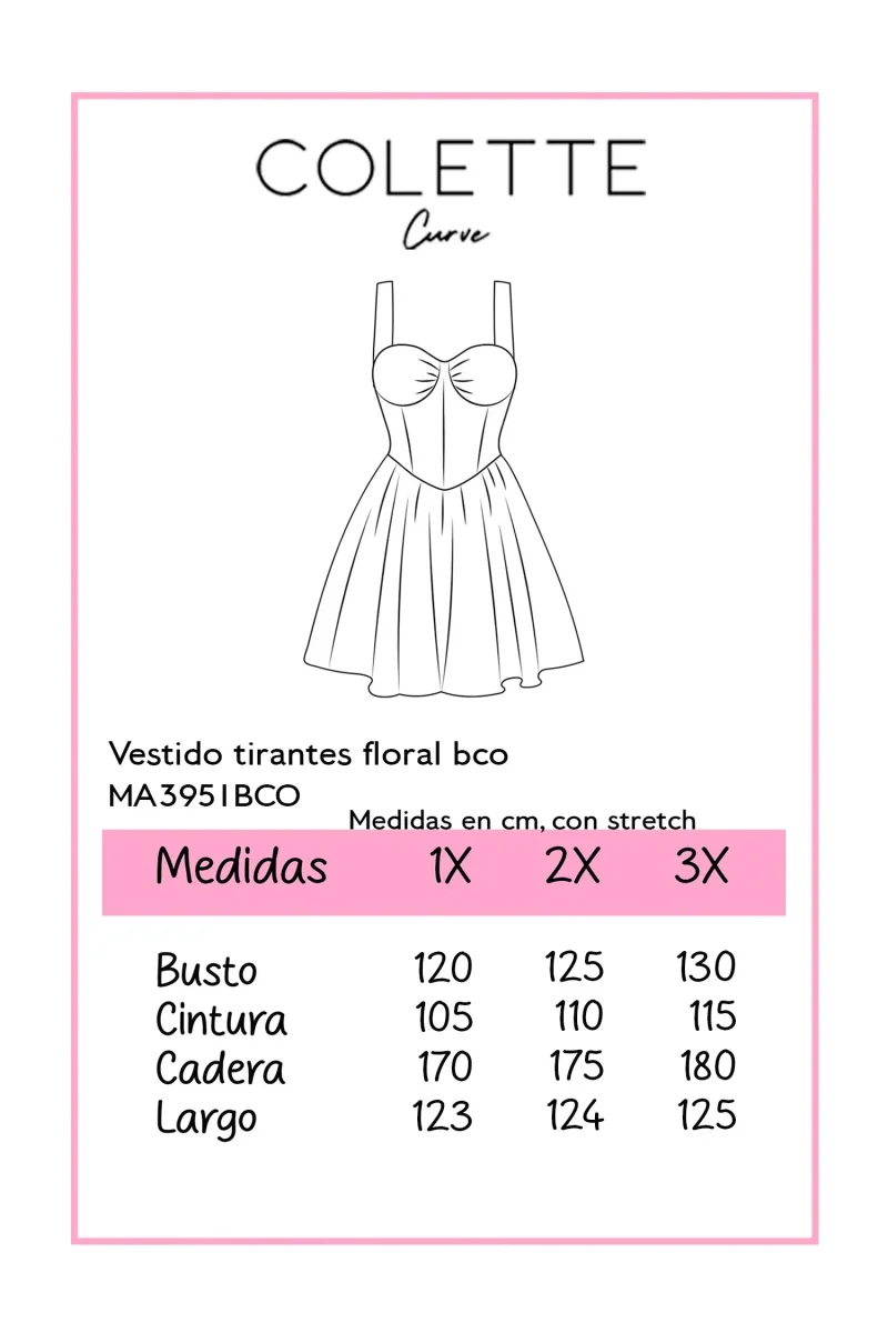 Maxi Vestido Curvy Tul Estampado Espalda Elástica Statement - Imagen 3