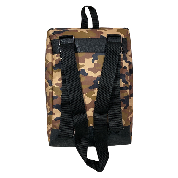 Mochila bolso matero AM. Camu-Marrón. - Imagen 4