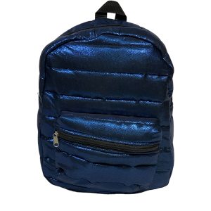 Mochila de matelasse AM. Azul