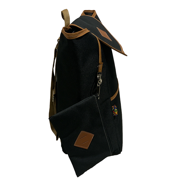 Mochila Bolso Matero – B. AM. Negro - Imagen 3