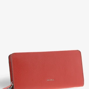 Nexo — Cartera grande de piel con cremallera y RFID