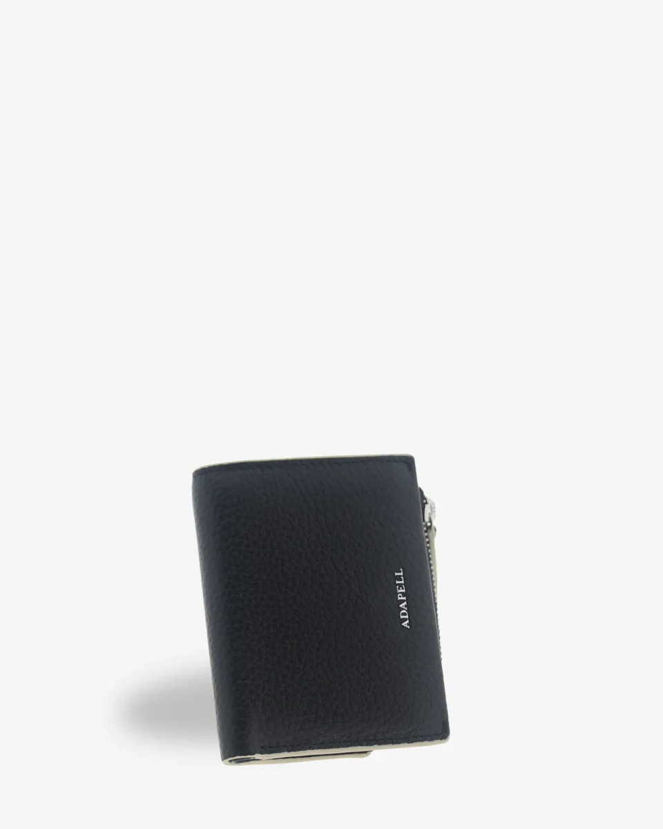 Nexo — Cartera pequeña y fina de piel con RFID