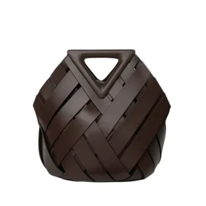 Bolso trenzado de diseño estructurado