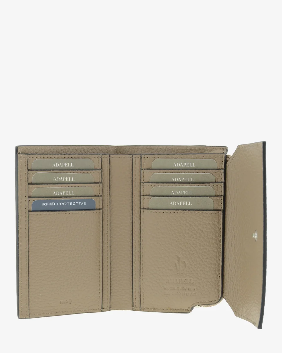 Nude — Cartera pequeña de mujer con solapa - Imagen 4