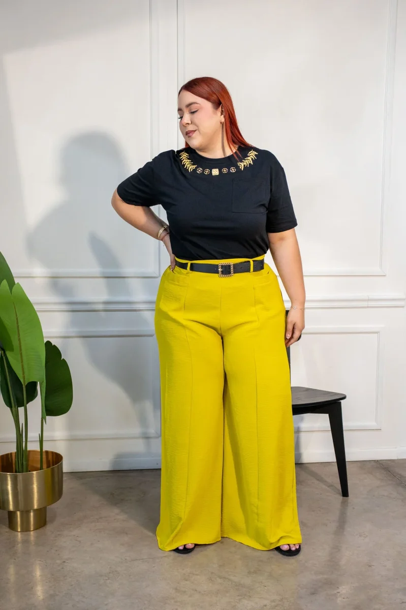 Blusa Detalles Metálicos Curvy Negro - Imagen 5