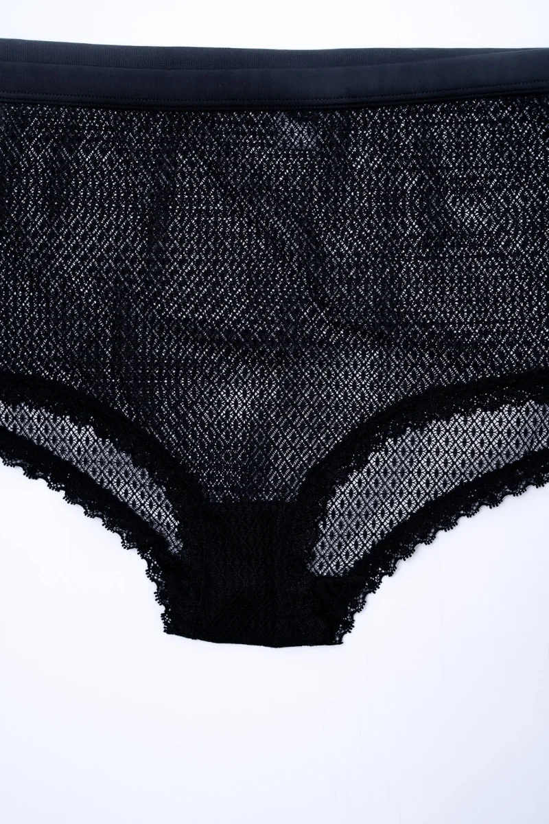 Panty Curvy Encaje Floral Romántico Sin Marcar Tallas Extras - Imagen 4
