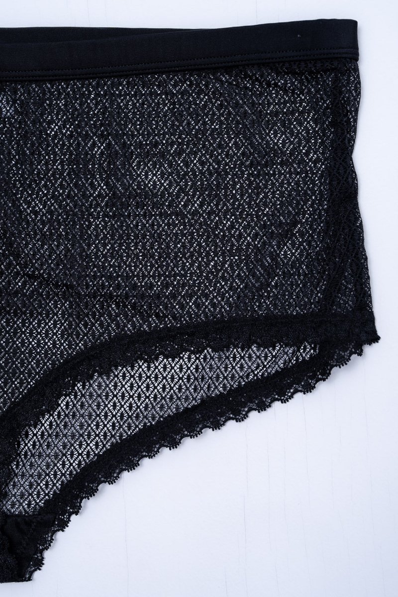 Panty Curvy Encaje Floral Romántico Sin Marcar Tallas Extras - Imagen 3