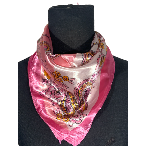 Pañuelo de seda CH. AGY-666-Rosa