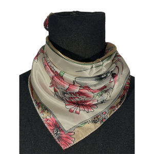 Pañuelo de seda CH. AGY-667/EC-2948 Beige