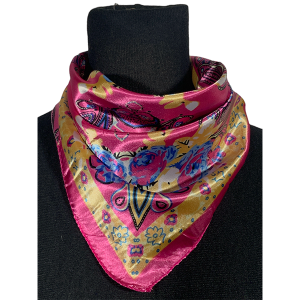 Pañuelo de seda CH. AGY-668 Fucsia