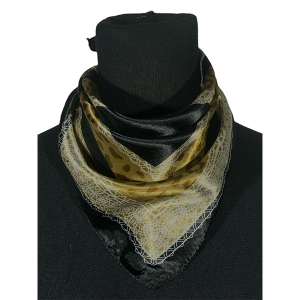 Pañuelo de seda CH. AGY-669 Negro