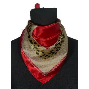 Pañuelo de seda CH. AGY-669 Rojo
