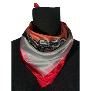 Pañuelo de seda CH. AGY-670 Rojo