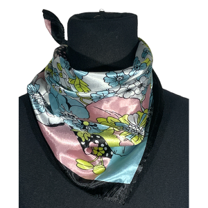 Pañuelo de seda CH. AGY-672-Negro