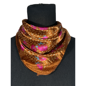 Pañuelo de seda CH. AGY-680 Marron
