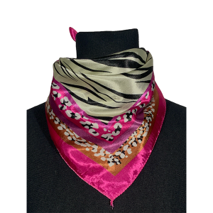Pañuelo de seda CH. AGY-681-Fucsia