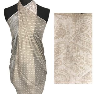 CHALINA / PAREO / PAÑUELO CH. EC-122-C. BEIGE