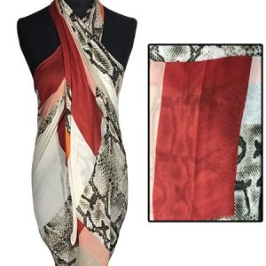 CHALINA / PAREO / PAÑUELO CH. EC-3081-ROJO