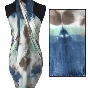CHALINA / PAREO / PAÑUELO CH. EC-3088-AZUL MULTICOLOR