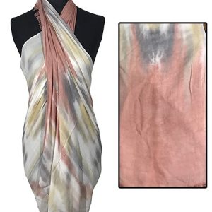 CHALINA / PAREO / PAÑUELO CH. EC-3088-ROSA VIEJO MULTICOLOR