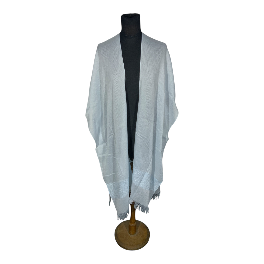 Kimono FA. 24 – Franja de Lurex – Celeste - Imagen 3