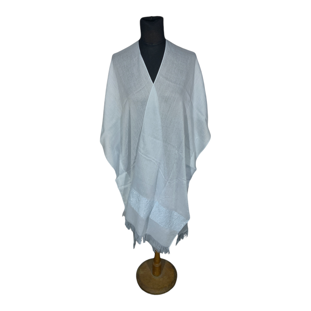 Kimono FA. 24 – Franja de Lurex – Celeste - Imagen 2