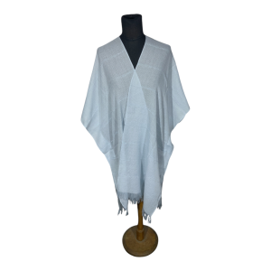 Kimono FA. 24 – Lineas de Lurex – Celeste