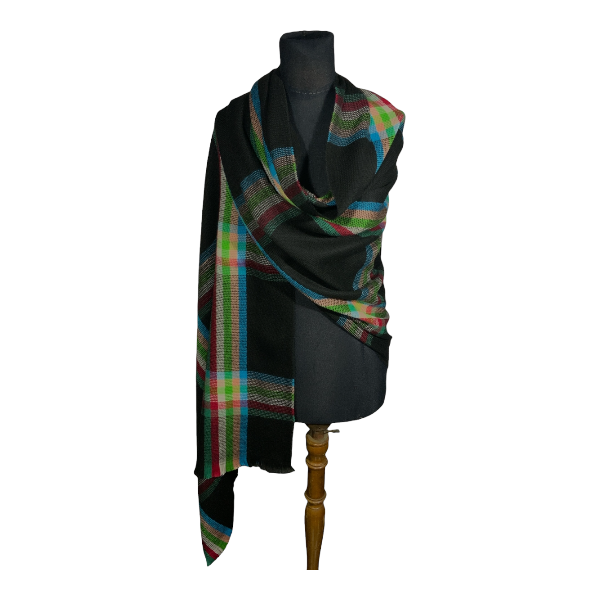 Bufandon XXL plus FA. 24-Arcoiris-negro - Imagen 2