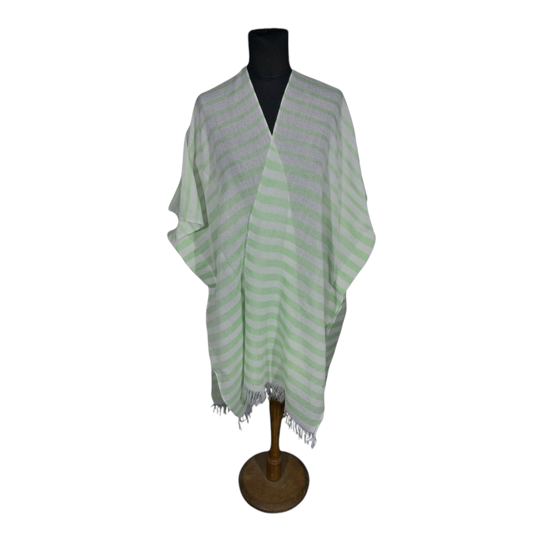 Kimono FA. 24 – Franjas de color – Verde - Imagen 2