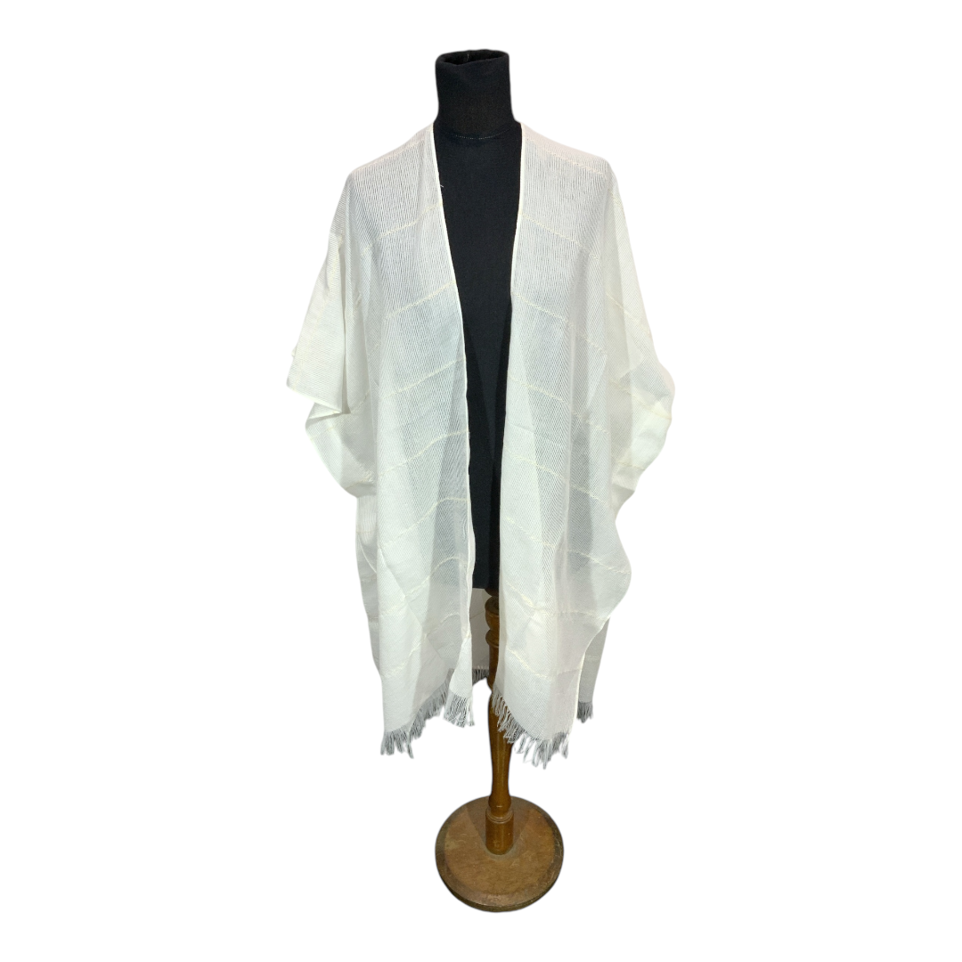 Kimono FA. 24 – Lineas de Lurex – Crudo - Imagen 3