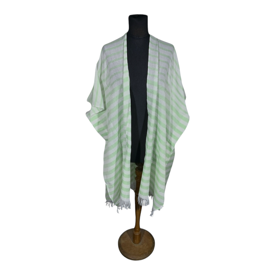 Kimono FA. 24 – Franjas de color – Verde - Imagen 3
