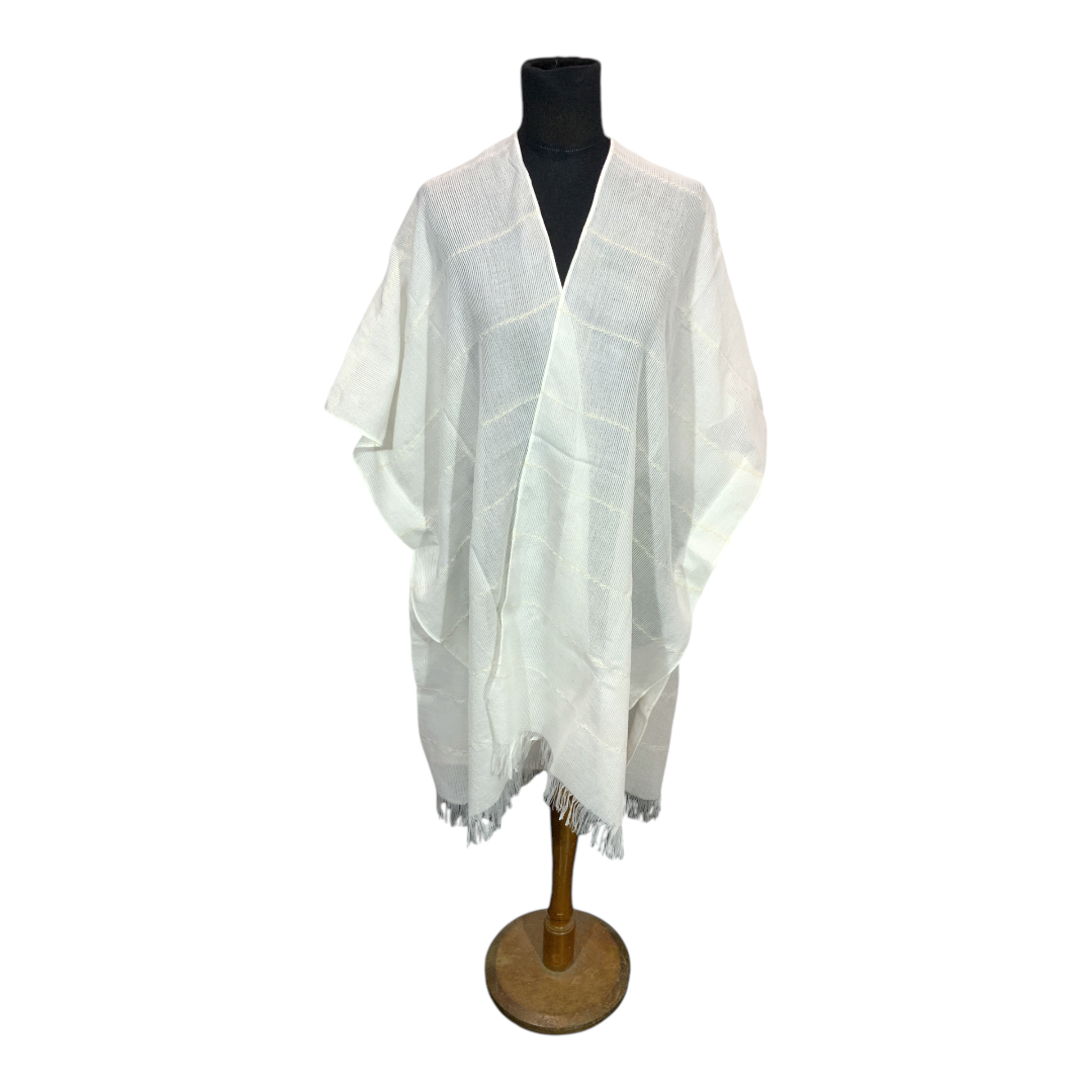 Kimono FA. 24 – Lineas de Lurex – Crudo - Imagen 2