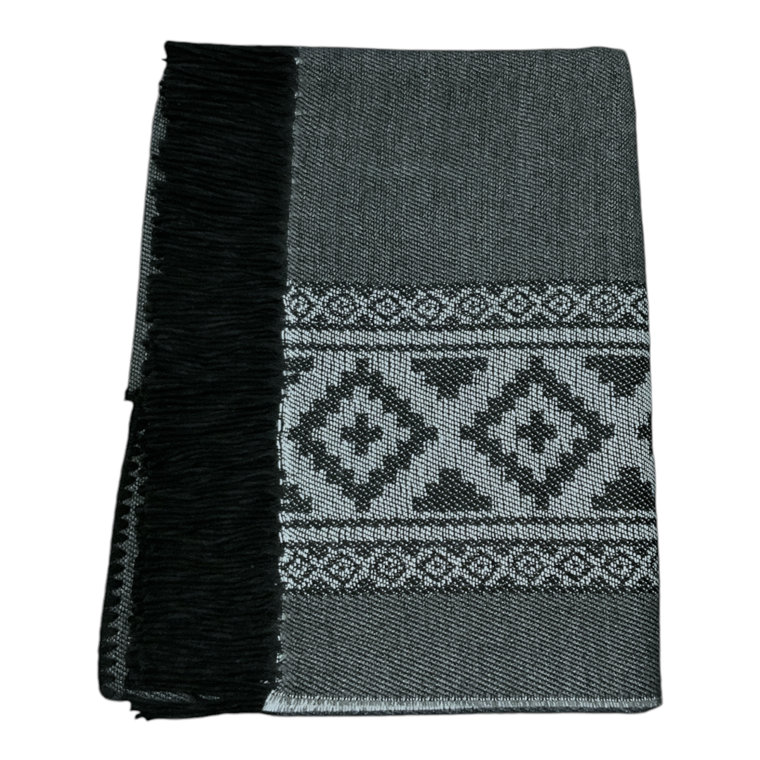 Poncho guarda pampa FA. 24-Gris Oscuro / Gris Claro. - Imagen 4