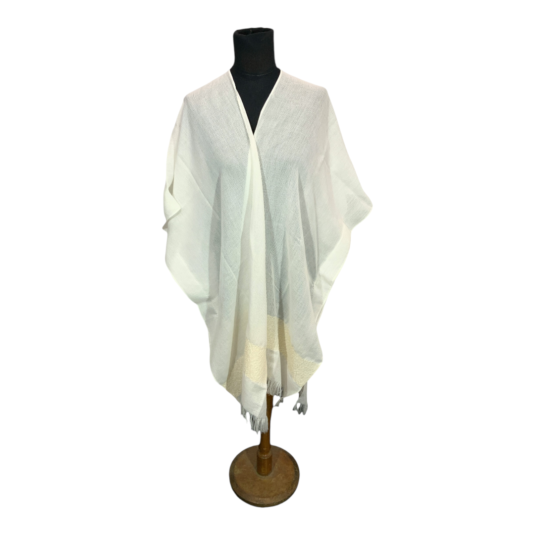 Kimono FA. 24 – Franja de Lurex – Crudo - Imagen 2