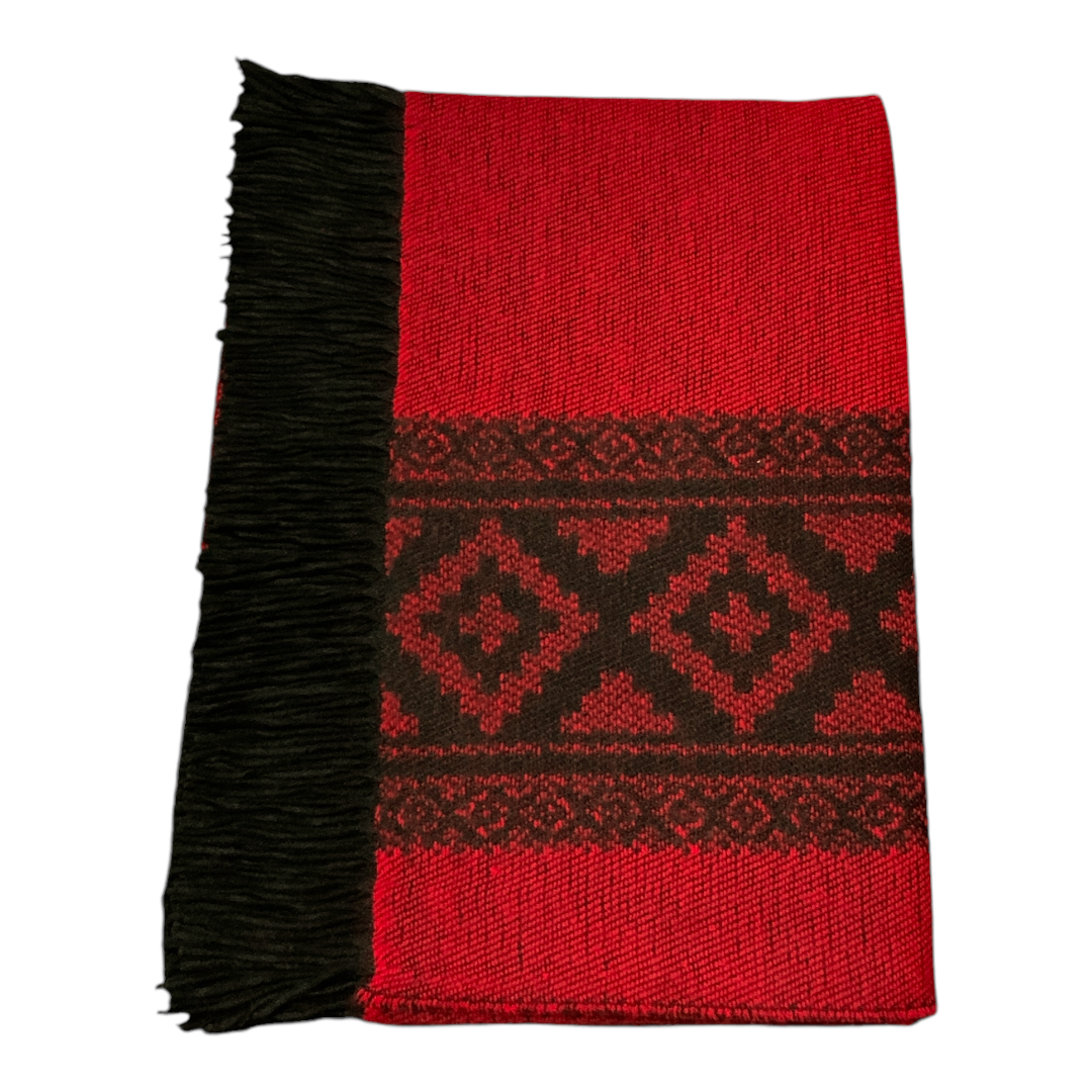 Poncho guarda pampa FA. 24-Rojo / Negro. - Imagen 4