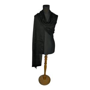 Pashmina FA. 24 – Lineas de Lurex – Negro
