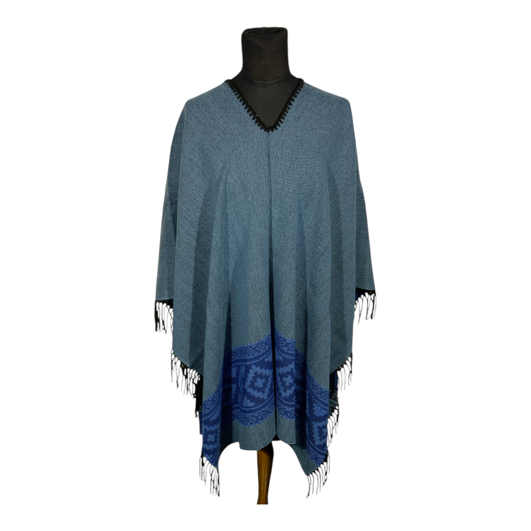 Poncho guarda pampa FA. 24-Azul / Francia. - Imagen 3