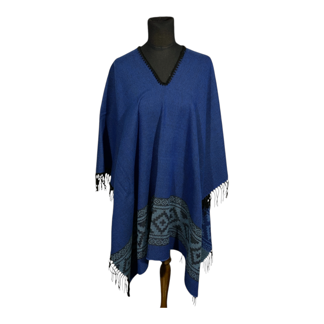 Poncho guarda pampa FA. 24-Azul / Francia. - Imagen 2