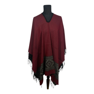 Poncho guarda pampa FA. 24-Bordo / Gris.
