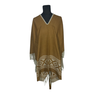 Poncho guarda pampa FA. 24- Dulce de Leche / Crudo.