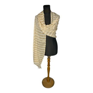 Pashmina FA. 24 – Lineas de color – Beige