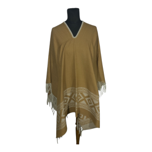 Poncho guarda pampa FA. 24-Beige / Crudo.