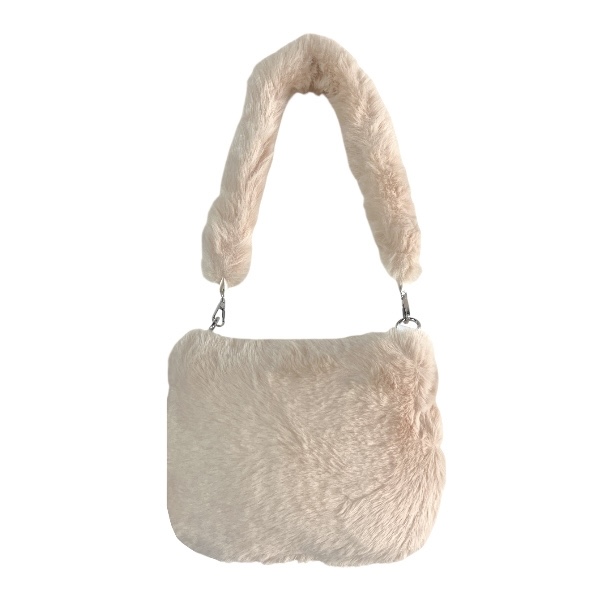 Cartera Peluda K3801-14 Beige - Imagen 2