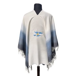Poncho Degradé Arg. Bordado Malvinas Fa. 25