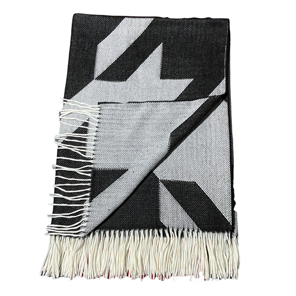 Poncho FA. 23. Pied de Poule. Negro - Imagen 3