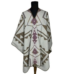 Poncho pesado FA. 23-Line-Rosa.