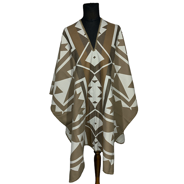 Poncho pesado FA. 23-Line-Marron - Imagen 3
