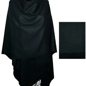 RUANA ESPIGADA FA. BLACK