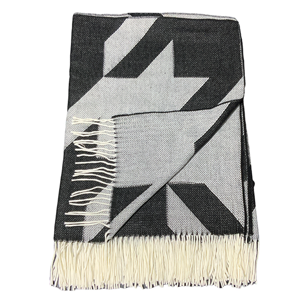 Ruana Atravesada FA. 23. Pied de Poule. Black - Imagen 4